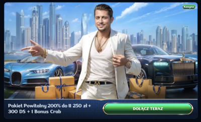 Bonus na start z kasynem Millioner