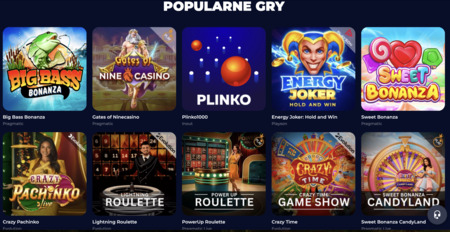 NineCasino – gry w kasynie