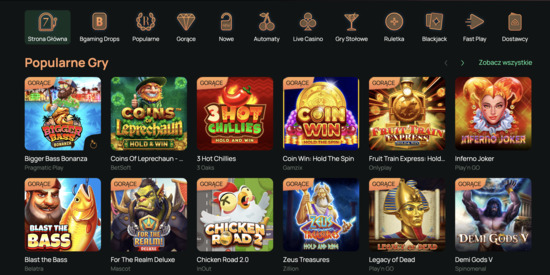 Ritzo Casino – gry w kasynie