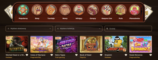 SmokAce – gry w kasynie