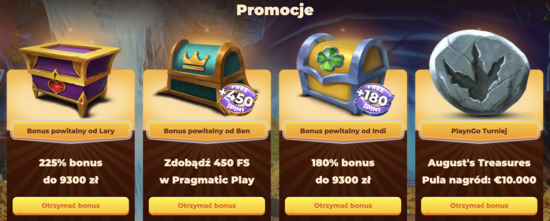 Win Legends - promocje i bonusy